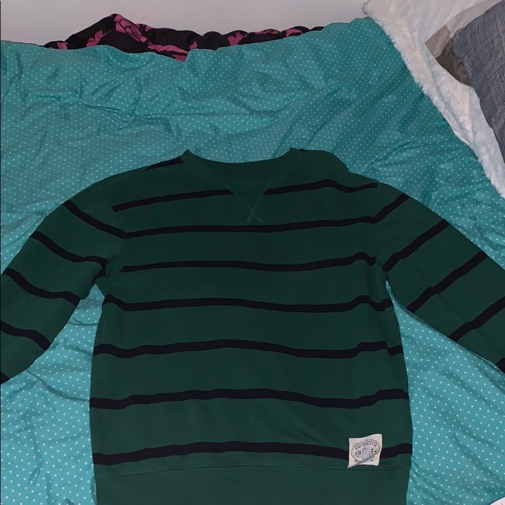 Green and Navy blue boys shirt/sweeter!!